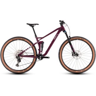   Cube Stereo One22 Race MTB Fully 29" kerékpár - wine'n'grey
