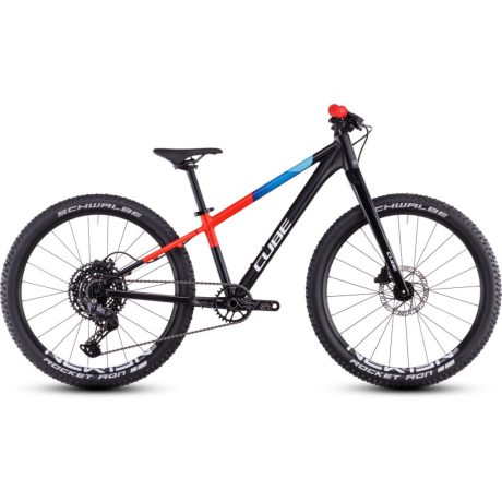 Cube Reaction 240 Pro 24" gyermek kerékpár - black'n'blue'n'red