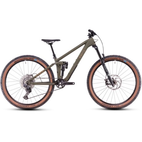 Cube Stereo ONE44 HPC Rookie gyermek MTB Fully 27,5" kerékpár - dustyolive'n'gold