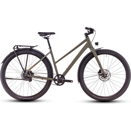 Cube Hyde Pro FE női fitness kerékpár - dustyolive'n'gold