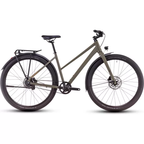 Cube Hyde Pro FE női fitness kerékpár - dustyolive'n'gold