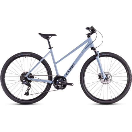 Cube Nature EXC női cross trekking kerékpár - pigeonblue'n'black