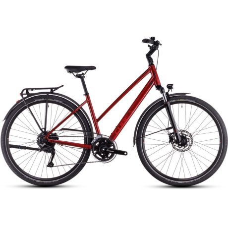 Cube Touring Pro női túratrekking kerékpár - maroon'n'pearl
