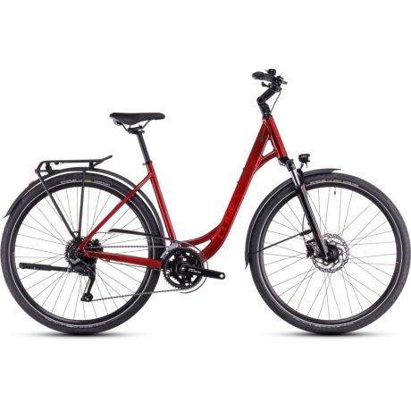 Cube Touring Pro alacsony vázas túratrekking kerékpár - maroon'n'pearl
