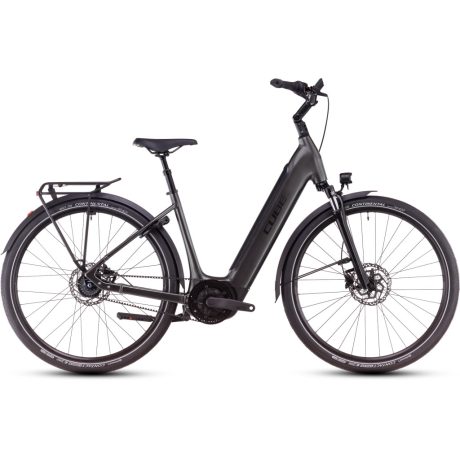 Cube Supreme Hybrid Deluxe ONE 625 26" city e-bike - slateblack'n'black