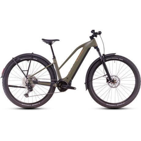 Cube Reaction Hybrid Pro 600 Allroad női MTB 29” e-bike - dustyolive'n'gold