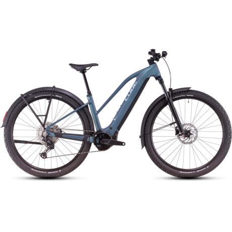 Cube Reaction Hybrid Pro 600 Allroad női MTB 29” e-bike - smaragdgrey'n'prism