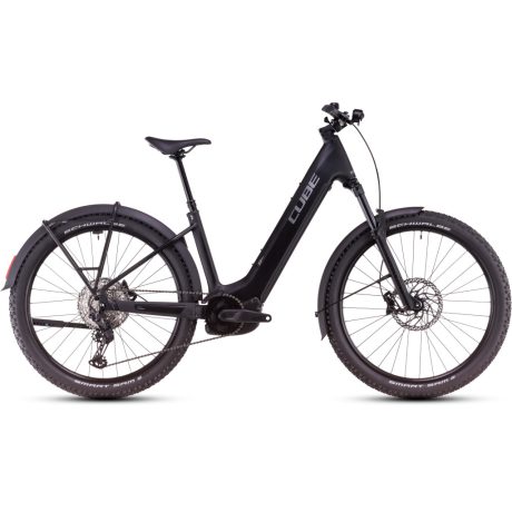 Cube Reaction Hybrid Race 800 Allroad női MTB 27,5” e-bike - black'n'metal