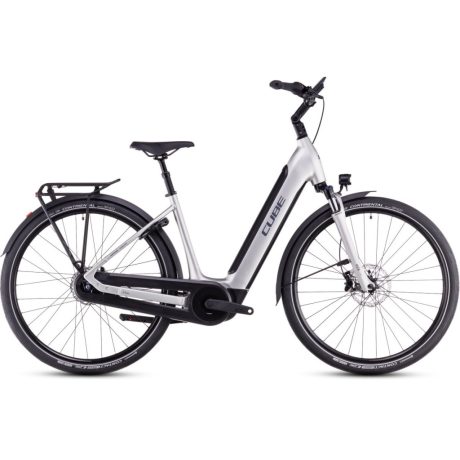 Cube Supreme RT Hybrid Comfort EXC 500 28" city e-bike - sleekgrey'n'lunar