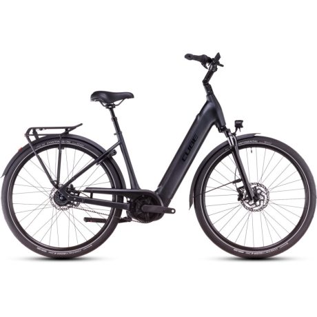 Cube Supreme RT Hybrid Deluxe EX 625 28" city e-bike - metalblack'n'glossy