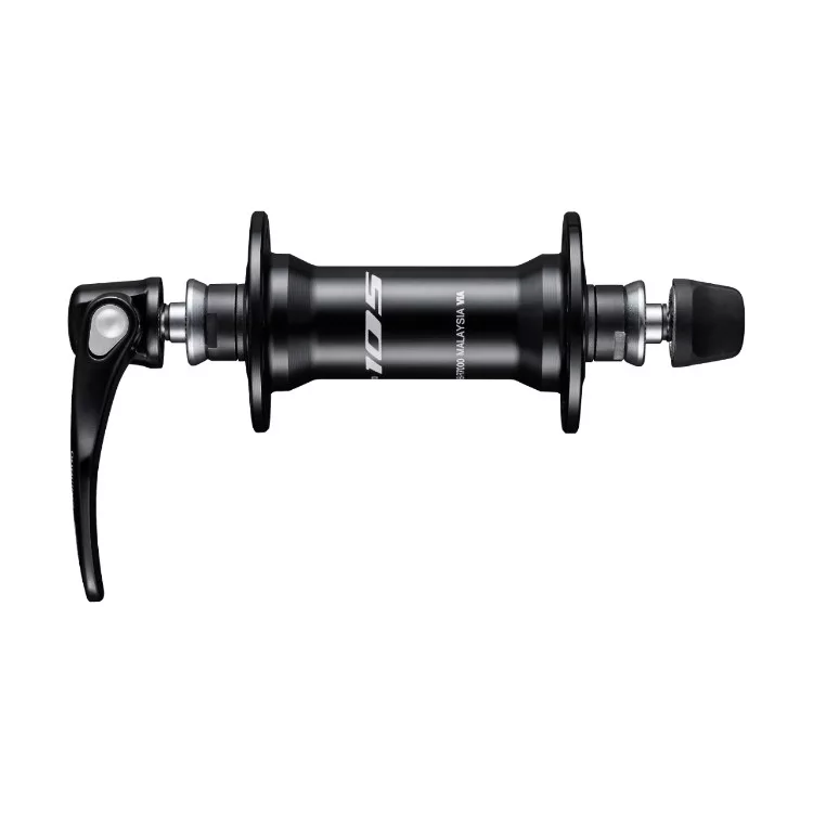 Mozzo Anteriore Shimano 105 HB-R7000, 36 Fori, Freno A Cerchio, Nero, Nuovo Con Confezione