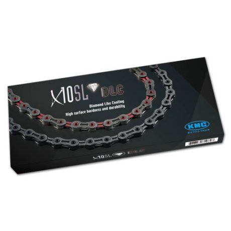 KMC X10 SL DLC 1/2x1/128 116 L 10 sebességes kerékpár lánc
