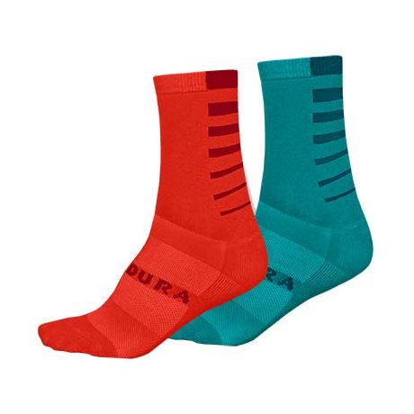 Endura Women's Coolmax® Stripe Socks 2 pár női kerékpáros zokni