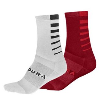   Endura Coolmax® Stripe Socks (2 pár/cs.) kerékpáros zokni