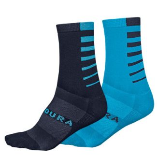 Endura Coolmax® Stripe Socks (Twin Pack) zokni
