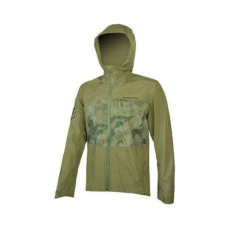 Endura SingleTrack Jacket II férfi kerékpáros esőkabát - Camo