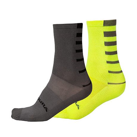 Endura Coolmax® Stripe Socks (Twin Pack) zokni