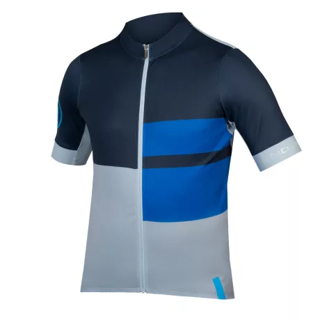 Endura FS260 Print S/S Jersey kerékpáros mez - Blue/Light blue