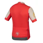 Endura FS260 Print S/S Jersey kerékpáros mez - Red/Cream