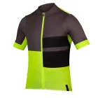 Endura FS260 Print S/S Jersey kerékpáros mez - Yellow/Grey