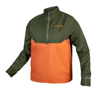   Endura MT500 Lite Pullover Waterproof Jacket esőkabát - Green/Orange