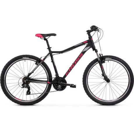 Kross Lea 1.0 SR női fekete-piros MTB 26" kerékpár 2022