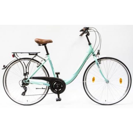 Csepel Budapest B 28/19 7SP türkisz városi kerékpár 2022