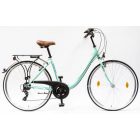 Csepel Budapest B 28/19 7SP türkisz városi kerékpár 2022