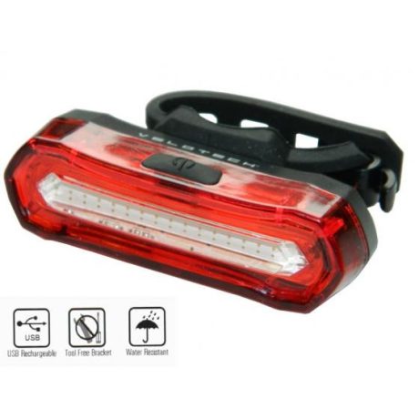 Velotech 16chipled kerékpár hátsó lámpa