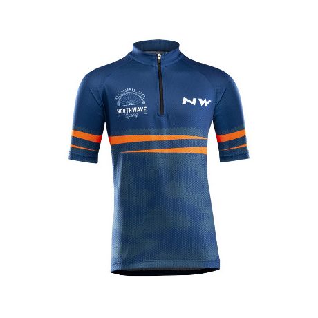Northwave Origin Junior kék gyermek rövid ujjú mez