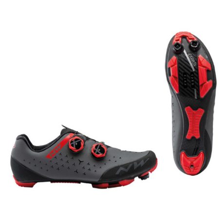 Northwave Rebel 2 antracit-piros MTB cipő