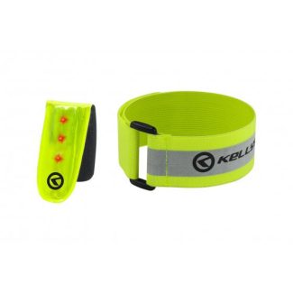   Kellys TWINKLE SET 3M Scotchlite LED csat+fényvisszaverő karszalag szett