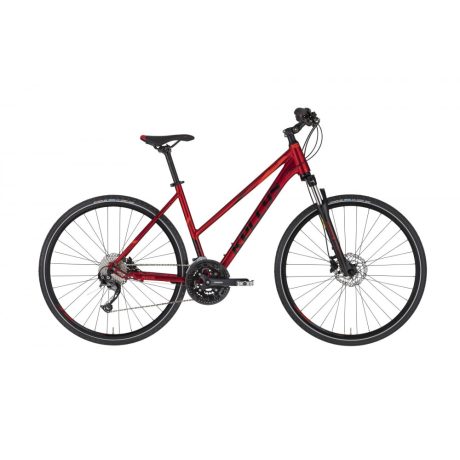 Kellys Pheebe 30 Dark Red női cross trekking kerékpár 2021