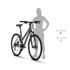 Kellys Clea 10 Grey Pink női cross trekking kerékpár 2022