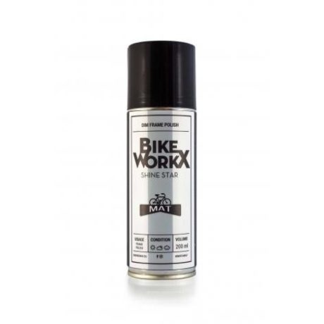 BikeWorkx Shine Star Mat Spray - SHINEM/200 200 ml tisztítószer