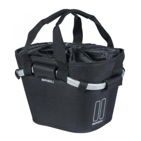 Basil Classic Carry All Front Basket, KF kompatibilis első kosár kormányadapter nélkül