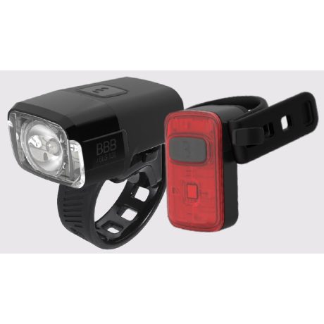 BBB (BLS-164) NanoStrikeCombo 400 első lámpa és BLS-152 Spark hátsó lámpa szettben 2021