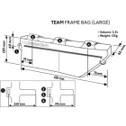PRO Discover Team Gravel Frame Bag váztáska