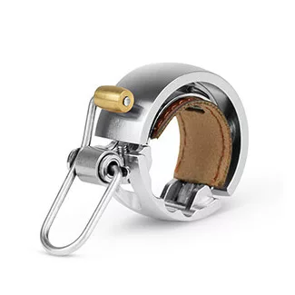 Knog Oi Luxe Silver Small kerékpár csengő
