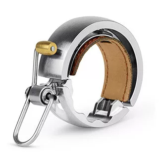 Knog Oi Luxe Silver Large kerékpár csengő