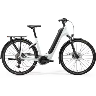   Merida eFloat City 400 EQ I2 városi e-bike - GYÖNGYFEHÉR(FEGYVERSZÜRKE)