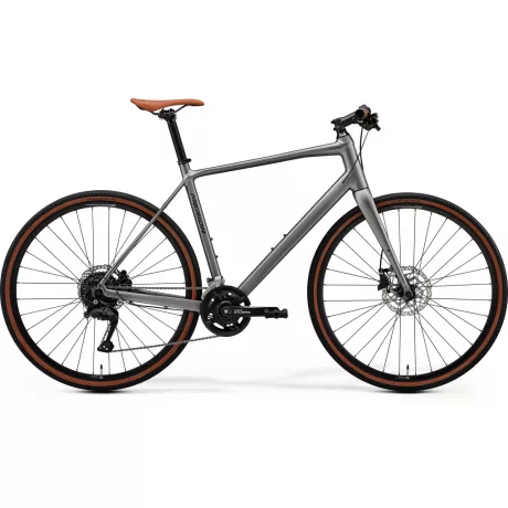 Merida SPEEDER 100 Fitness kerékpár 2026 - SELYEM FEGYVERSZÜRKE/FEKETE