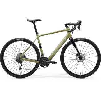   Merida eSILEX 400 országúti e-bike 2026 - Sötétzöld/Barna