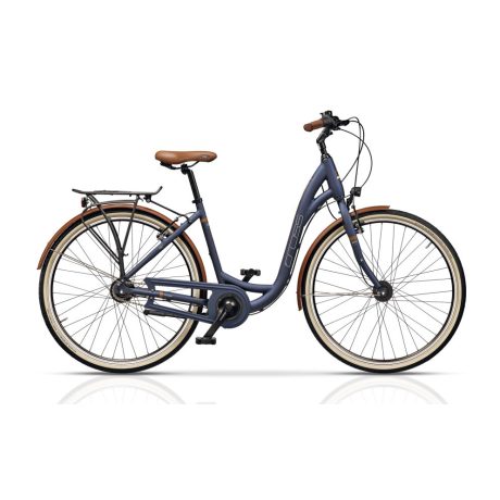 Cross Riviera Városi Kerékpár- Kék, 43, Alacsony átlépésű