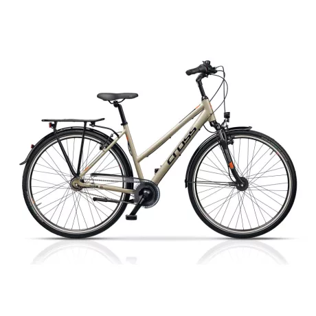 Cross Citerra Túratrekking Kerékpár- Bézs, 44, Női