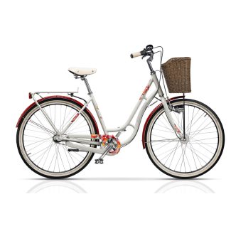   Cross Picnic Városi Kerékpár- Fehér, 50, Alacsony átlépésű