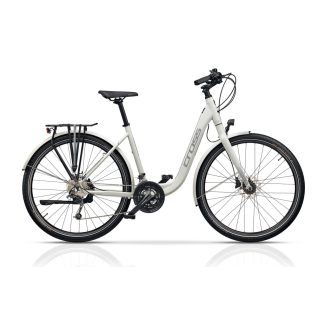   Cross Prolog Városi Kerékpár- Fehér, 50, Alacsony átlépésű