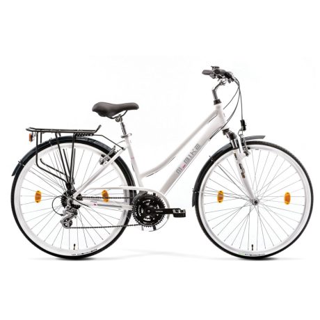 M-bike T-Bike 9.1 női 28" túratrekking kerékpár - selyem fehér/világos rózsaszín