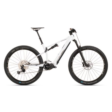 Superior eXF 9039 elektromos MTB kerékpár  - fényes fehér/króm ezüst