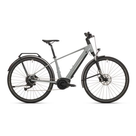 Superior eXR 6050 B Touring cross trekking e-bike - fényes szürke-króm ezüst